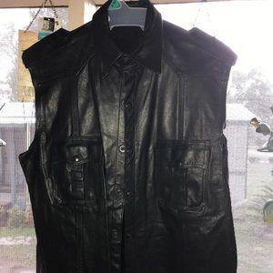 100% Leather Vest